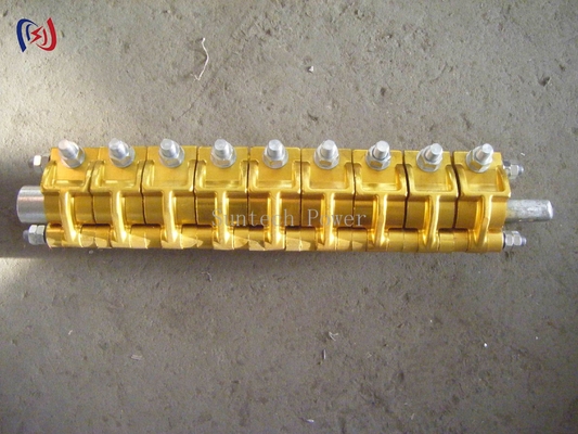 Material de acero galvanizado de la torre Q355 Q245 de poste del palo de Guyed