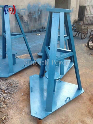 Soporte de carrete de cable tipo columna hidráulica ajustable de 0,8 m a 20 m de altura para proyectos de alta tensión