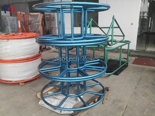 Carrete y soporte GSP con rotación de 360 grados para un desenrollado suave del cable​
