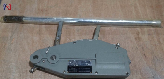 Elevador de cuerda de alambre de aluminio compacto con mango telescópico para espacios reducidos