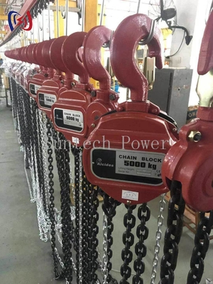 Polipasto manual de cadena para trabajos pesados para la construcción y el mantenimiento de líneas eléctricas