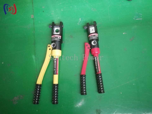 Las pinzas hidráulicas integrales son herramientas profesionales para el trabajo de terminación de cables de alta presión.