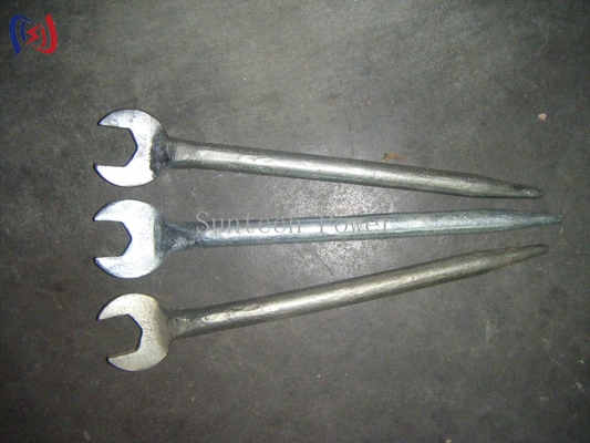 Llave inglesa de extremo abierto con cola afilada, herramienta profesional para espacios reducidos