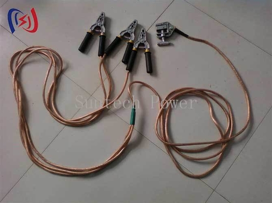Cables de conexión a tierra de seguridad portátiles de 16-25 mm2 eléctricos trifásicos