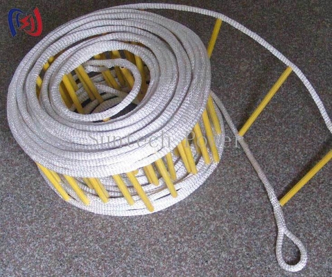Escalera de cuerda aislada para trabajos eléctricos en tensión 100kV dieléctrica