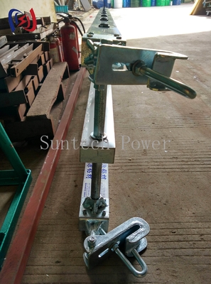 Escalera de gancho de aleación de aluminio 2.5M 1.5KN Carga