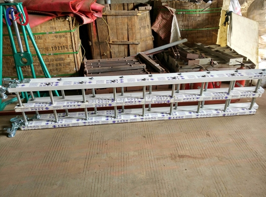 Escalera de gancho de aleación de aluminio 2.5M 1.5KN Carga