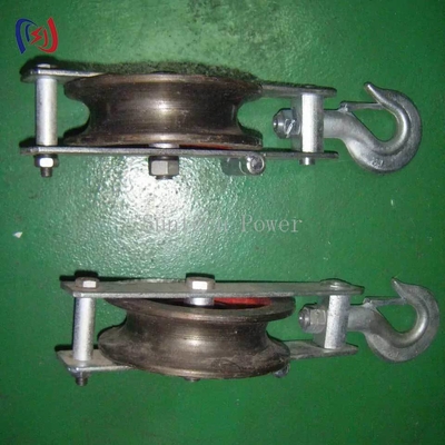 Polea de tendido compacta para cable de puesta a tierra SHT-120x35 5-20KN