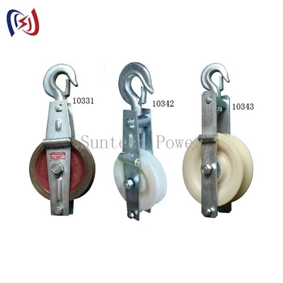 Polea de tendido compacta para cable de puesta a tierra SHT-120x35 5-20KN