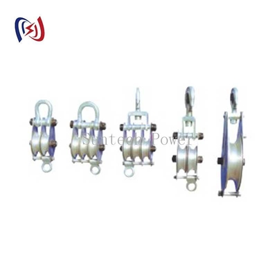 Polipasto de polea de aluminio para tendido de conductores, carga 10-100KN