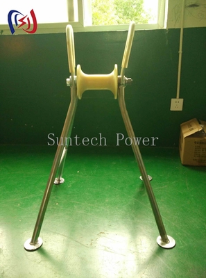 Rodillo de cable elevado de tubería de acero de alta resistencia, capacidad de carga 5KN