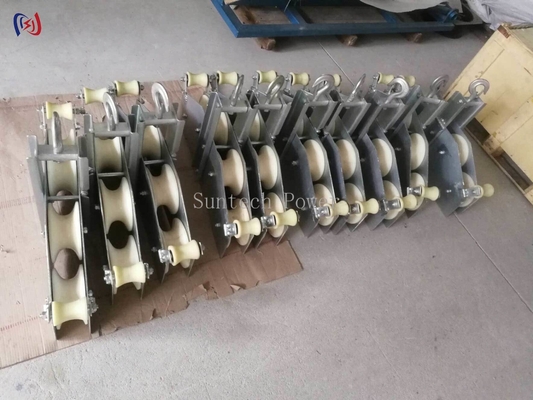 Bloque combinado de cuatro haces para tendido de conductores de alta resistencia de 10KN
