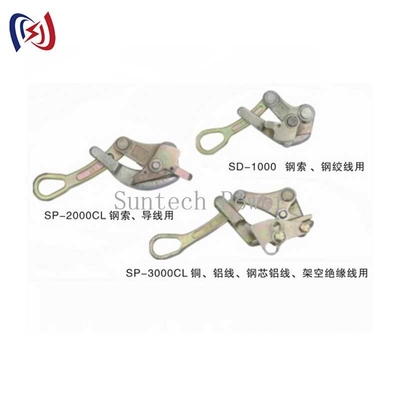 Pinza universal para construcción de líneas eléctricas, carga de 10-30 kN