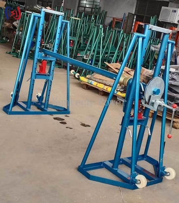 Estante de bobina de cable hidráulico para la construcción de líneas eléctricas SI-5