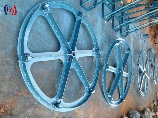 Soporte vertical para carrete de cable SIW-1 para proyectos de líneas eléctricas