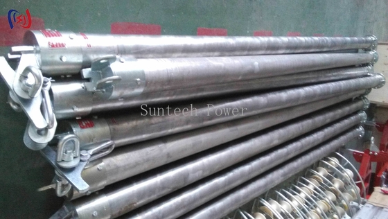 Pértiga tubular interna suspendida de 9-11M para construcción de torres