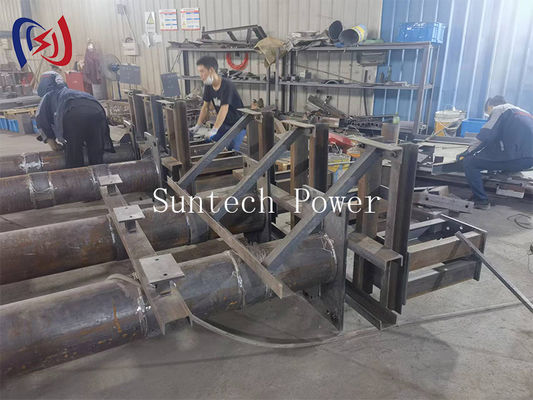 Tray de cable de tubería de acero profesional con gestión de cables organizada Construcción robusta y garantía de seguridad para el soporte de la línea eléctrica