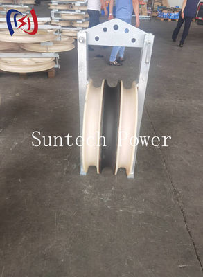 Bloque de tendido de conductor de alta resistencia serie 660 con dimensiones de polea personalizables y un año de vida útil