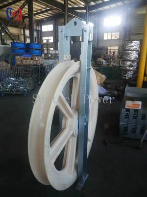 Bloque de tendido de conductores de la serie 822 para trabajo pesado con radio de curvatura R570 y dimensiones exteriores de 760x120x480mm