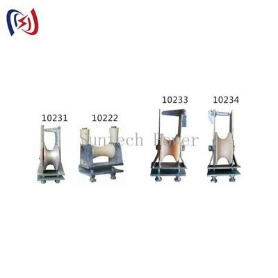 Polea de tendido de conductor de alta tensión con polea de nailon y dimensión de polea personalizada para aplicaciones de líneas eléctricas aéreas