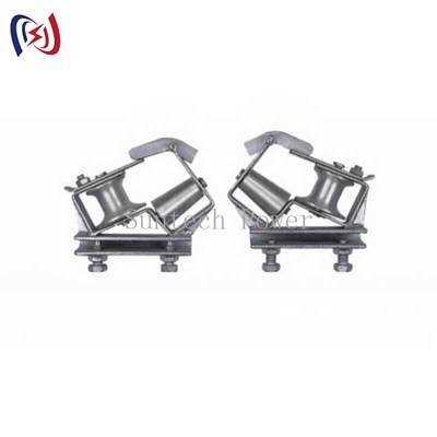 Bloque de tendido de conductor duradero con radio de curvatura R570 y dimensión de polea personalizada para un año de vida útil