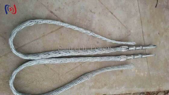 Flexible and High Strength Conductor Mesh Sock Joints with Vibration Resistance for Overhead Power Lines