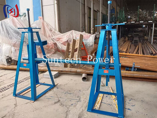 Soporte simple para carretes de cable de alta resistencia con soporte seguro y estable para carretes de cable con carga nominal de 10-50KN