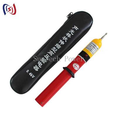 Electroscopio de Alto Voltaje para Pruebas en Línea Viva con Voltaje Nominal de 10-500KV y Operación sin Contacto para Indicación Clara de Voltaje