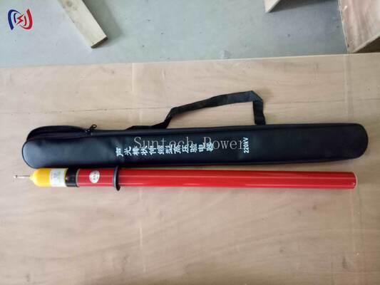 Electroscopio de Alto Voltaje para Pruebas en Línea Viva con Voltaje Nominal de 10-500KV y Operación sin Contacto para Indicación Clara de Voltaje