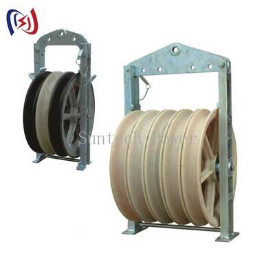 Bloque de tendido serie 660 de alta resistencia para el tirado de alta tensión de conductores de transmisión de gran diámetro