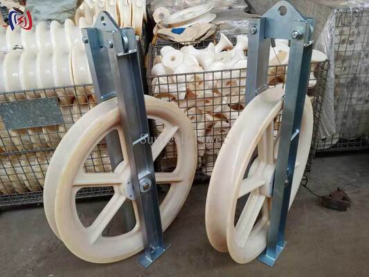 Bloque de tendido serie 660 de alta resistencia para el tirado de alta tensión de conductores de transmisión de gran diámetro