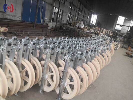 Bloque de tendido serie 660 de alta resistencia para el tirado de alta tensión de conductores de transmisión de gran diámetro