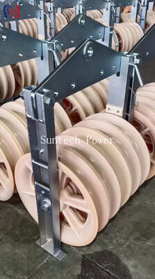 Bloque de ensamblaje de la serie 1040 para la extracción de alta tensión de conductores de transmisión de gran diámetro