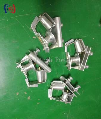 Bloque de cuerda de esquina hacia el cielo para giros de conductor de 90 grados con carga nominal de 5KN en la construcción de líneas eléctricas urbanas