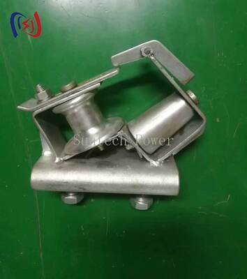 Bloque de cuerda de esquina hacia el cielo para giros de conductor de 90 grados con carga nominal de 5KN en la construcción de líneas eléctricas urbanas