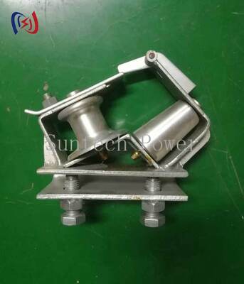 Bloque de cuerda de esquina hacia el cielo para giros de conductor de 90 grados con carga nominal de 5KN en la construcción de líneas eléctricas urbanas