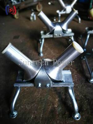 Rodillo giratorio de cable de carga nominal de 10KN con estructura unidireccional para operaciones de tracción de cables subterráneos