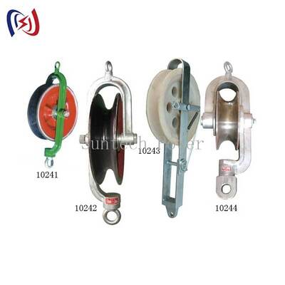 Bloque de alambre profesional con carga nominal de 10-40KN y capa de aluminio para el anclaje seguro en líneas de transmisión