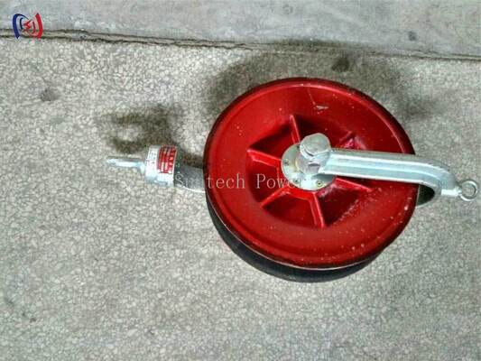 Bloque de alambre profesional con carga nominal de 10-40KN y capa de aluminio para el anclaje seguro en líneas de transmisión