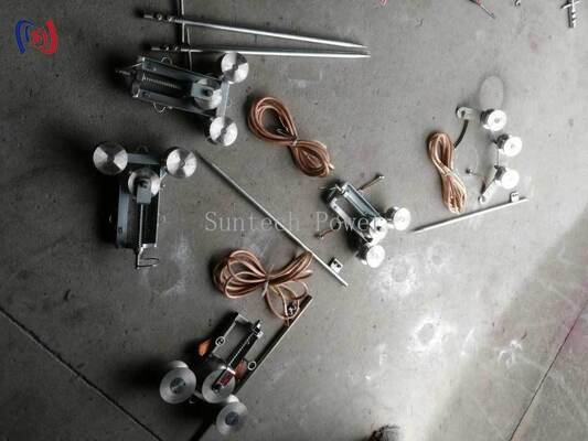 Bloque de puesta a tierra de corriente máxima profesional de 100A con diámetro inferior de 50 mm y material de acero fundido para puesta a tierra eléctrica segura