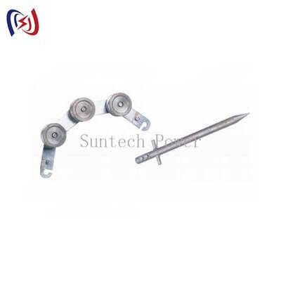 Bloque de puesta a tierra de tipo gancho de 75 mm de diámetro inferior para conexiones rápidas y seguras de alta conductividad