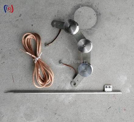 Bloque de puesta a tierra de tipo gancho de 75 mm de diámetro inferior para conexiones rápidas y seguras de alta conductividad