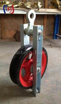 Bloque de giro profesional de alta velocidad para cambios de dirección de cable suaves y eficientes con una malla de baja fricción y una carga nominal de 50KN