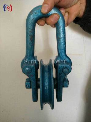 Bloque de puntos de elevación profesional con carga nominal de 50-80KN y diámetro de la vaina de 160-190 mm para elevación segura de la torre de transmisión