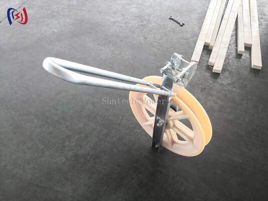 Professional Helicopter Stringing Block with Φ508×75 Sheave and 1-5 Sheaves for Aerial Conductor Installation