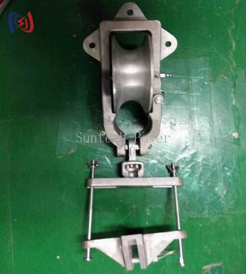 Bloque de cuerda universal con un diámetro de malla de 178x76 mm y una carga nominal de 10KN para la instalación versátil de conductores aéreos