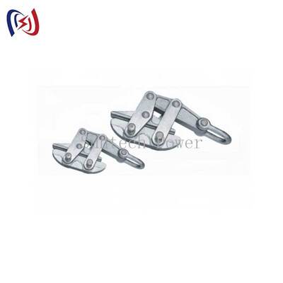 Agarrador de cuerda de acero antitorsión con carga nominal de 50-200KN para levantar con seguridad equipos eléctricos pesados