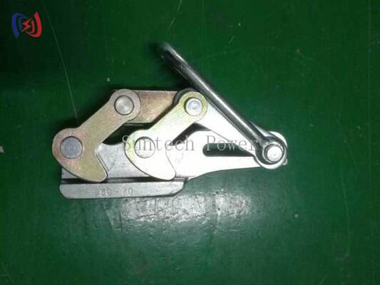 Soportador profesional de alambre de tierra de doble cámara con carga nominal de 10-30KN para alambres de 11-15mm y sujeción resistente a la corrosión Come Along