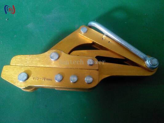 Agarrador de alambre de cable óptico profesional para tirar seguro del cable de fibra óptica con 8-20mm de diámetro del cable y 16-25KN de carga nominal