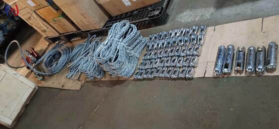 High-Tensile Stainless Steel Cable Mesh Sock Joint for Non-Damaging Grip on 12-150mm Cables